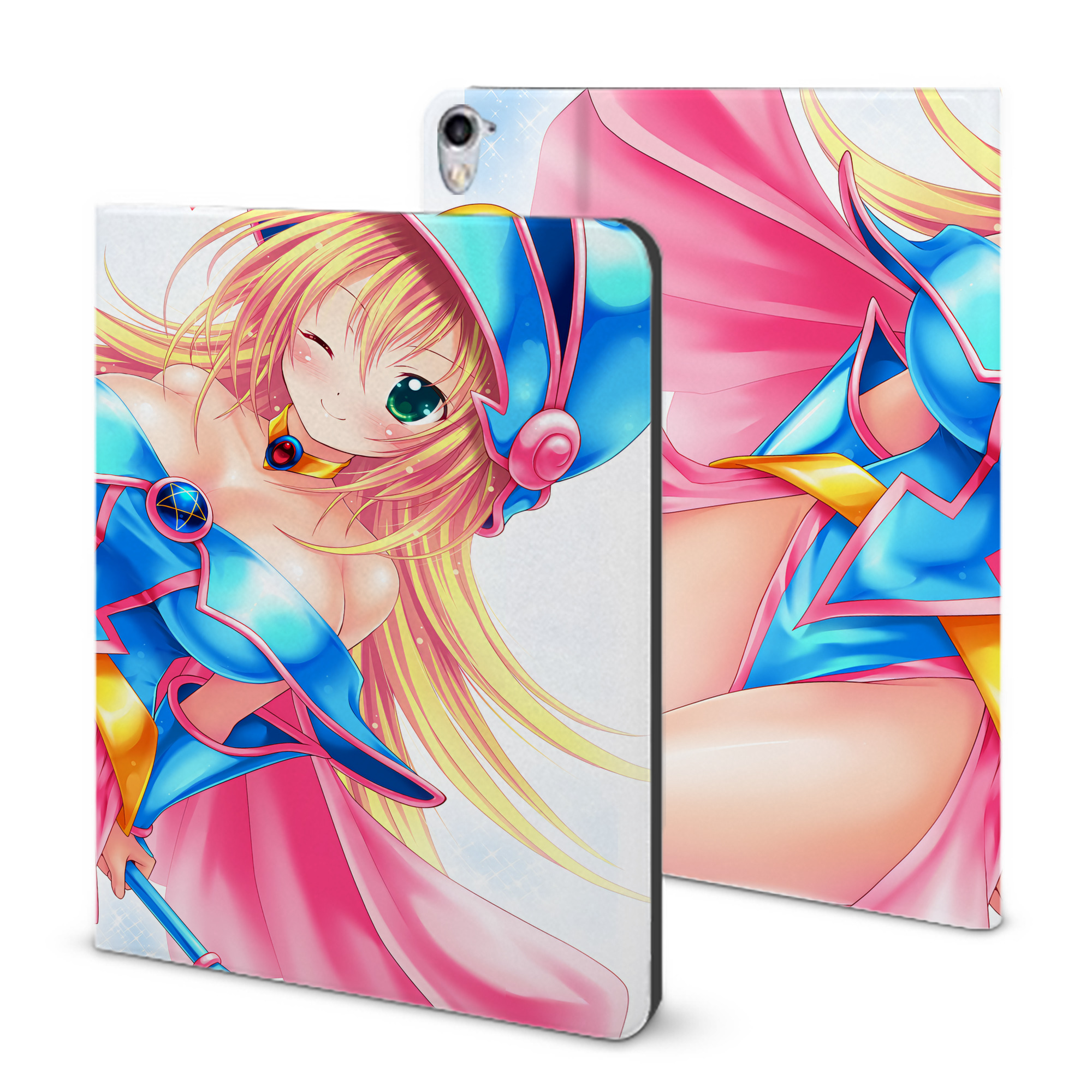 （画像用） 遊☆戯☆王 Yu-Gi-Oh! IPad ケース ブック型 PUレザー TPU 耐衝撃 軽量 薄型 ペン収納なし 全面保護 IPad 各モデル対応